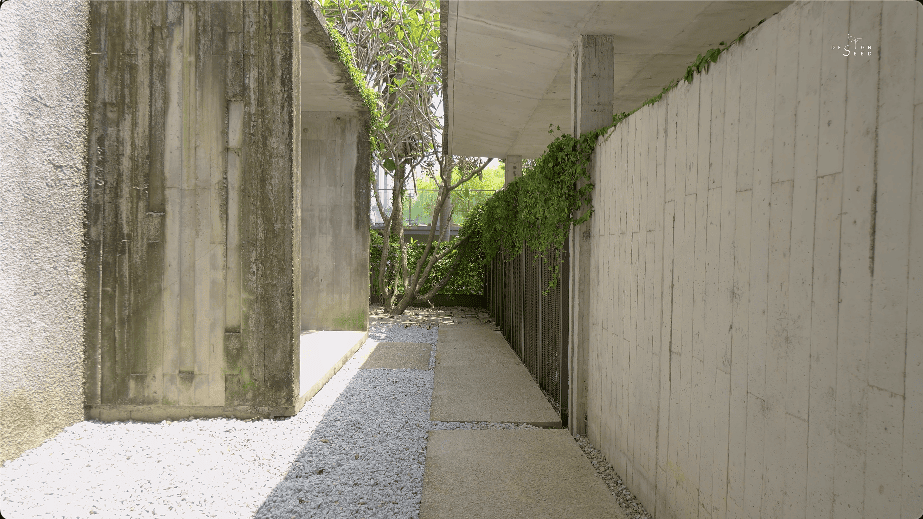 alex lee design seed tropical house transformation renovation construction landscape landscaping green greenery trees bungalow bungalow design mentahmatters design architect architecture urban city farm cheras lapan house shin chang neighbourhood facade trees ficus sandbrick walls layers fish pond garden privacy grid water feature pond fish pond grid canopy tall doors wood wooden doors foyer indoor outdoor divider workspace study materials honesty function steel structural slender durable low maintenance raw refined minimalist minimalism layout ideas interior design ideas craftsmanship two tier doors lower panel upper panel tropical house home house tour solid wood plywood living area double volume netting unique changes cantilevered kitchen area floor space open plan clarity experiment paulo mendes inspiration architectural build trees terazzo floor stainless steel ccountertop red brick kitchen industrial warm ventilation light natural light master bedroom unique beautiful eco friendly functional practical nature walk-in wardrobe cabinetry shared garden resources avocade garden farm community shared land extra land malaysia malaysian homes malaysian architecture