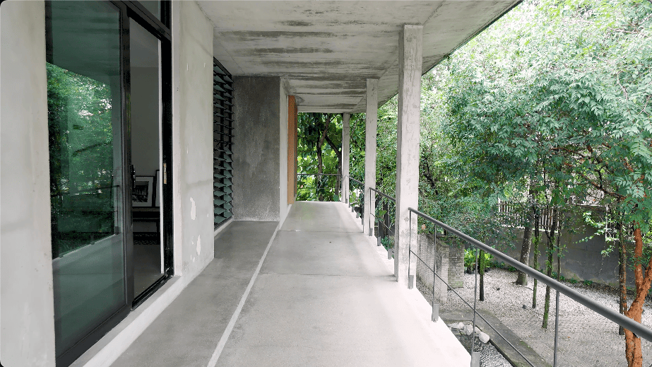 alex lee design seed tropical house transformation renovation construction landscape landscaping green greenery trees bungalow bungalow design mentahmatters design architect architecture urban city farm cheras lapan house shin chang neighbourhood facade trees ficus sandbrick walls layers fish pond garden privacy grid water feature pond fish pond grid canopy tall doors wood wooden doors foyer indoor outdoor divider workspace study materials honesty function steel structural slender durable low maintenance raw refined minimalist minimalism layout ideas interior design ideas craftsmanship two tier doors lower panel upper panel tropical house home house tour solid wood plywood living area double volume netting unique changes cantilevered kitchen area floor space open plan clarity experiment paulo mendes inspiration architectural build trees terazzo floor stainless steel ccountertop red brick kitchen industrial warm ventilation light natural light master bedroom unique beautiful eco friendly functional practical nature walk-in wardrobe cabinetry shared garden resources avocade garden farm community shared land extra land malaysia malaysian homes malaysian architecture