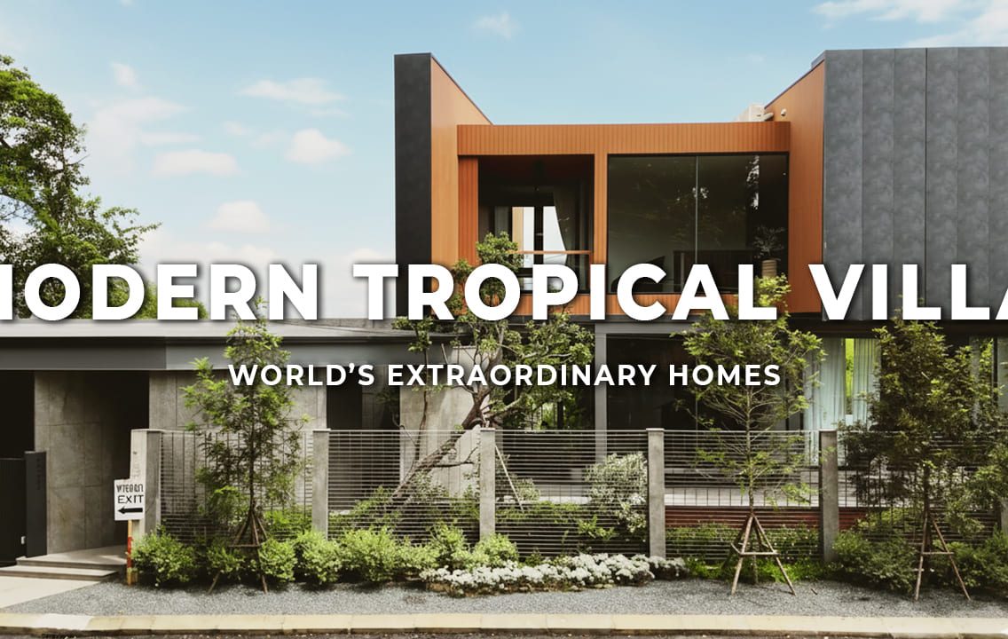 Tropical Villa Open to Nature & Pool | $1 Million Stunning Riverfront Home | Architecture