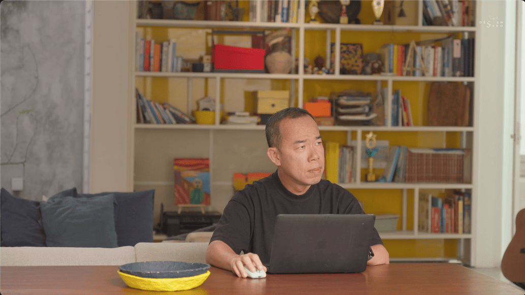 introvert introverse core design workshop design seed alex lee design interior design architecture house tour homes malaysia house transformation renovation ideas inspo outdoor hidden garden yellow art artist art gallery outdoor kitchen outdoor dining seamless nature greenery green trees ventilation open open toilet garden trees landscape living room double volume rooms bedroom design sunken room curtains minimalist minimalism simple beautiful stunning amazing