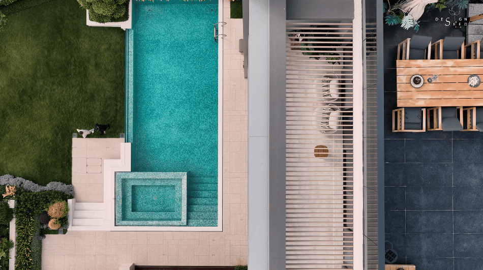 beach holiday villa luxury modern serene holiday vacation alex lee design seed interior design house tour home rich expensive beautiful house tour china guangzhou sanya bungalow pool nature beach golf golf course architecture