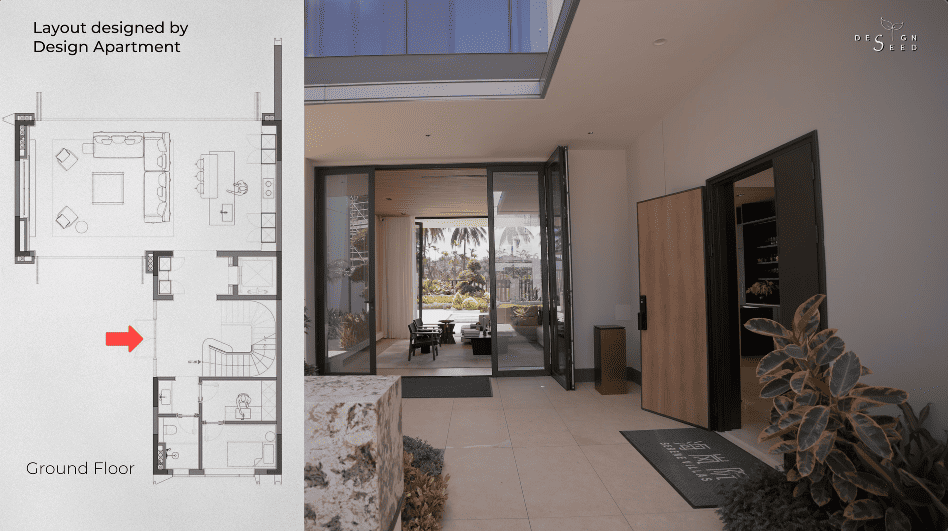 beach holiday villa luxury modern serene holiday vacation alex lee design seed interior design house tour home rich expensive beautiful house tour china guangzhou sanya bungalow pool nature beach golf golf course architecture