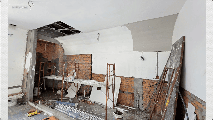 cafe design seed alex lee nu infinity home house malaysia terrace house terrace transformation renovation ideas interior design interior design ideas designer bedroom cafe grand canyon aesop martin family house design orange ceiling unique beautiful open plan living room dining bench modern luxury mid century stylish modern contemporary walk-in wardrobe bathroom bathtub wellness health master bedroom laundry kitchen backyard hidden powder room bathroom nu infinity malaysia terrace creamy beige aesthetic cafe cafe elegant