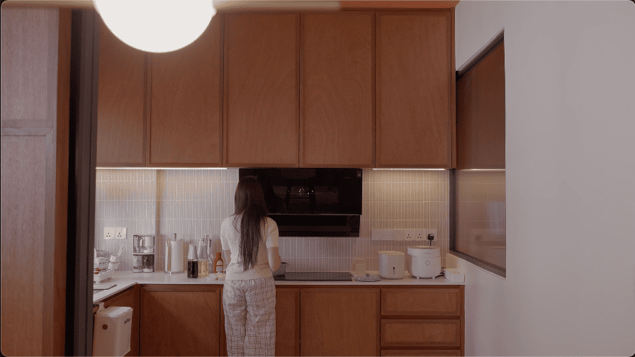 cafe design seed alex lee nu infinity home house malaysia terrace house terrace transformation renovation ideas interior design interior design ideas designer bedroom cafe grand canyon aesop martin family house design orange ceiling unique beautiful open plan living room dining bench modern luxury mid century stylish modern contemporary walk-in wardrobe bathroom bathtub wellness health master bedroom laundry kitchen backyard hidden powder room bathroom nu infinity malaysia terrace creamy beige aesthetic cafe cafe elegant