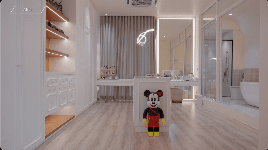 cafe design seed alex lee nu infinity home house malaysia terrace house terrace transformation renovation ideas interior design interior design ideas designer bedroom cafe grand canyon aesop martin family house design orange ceiling unique beautiful open plan living room dining bench modern luxury mid century stylish modern contemporary walk-in wardrobe bathroom bathtub wellness health master bedroom laundry kitchen backyard hidden powder room bathroom nu infinity malaysia terrace creamy beige aesthetic cafe cafe elegant