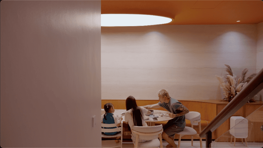 cafe design seed alex lee nu infinity home house malaysia terrace house terrace transformation renovation ideas interior design interior design ideas designer bedroom cafe grand canyon aesop martin family house design orange ceiling unique beautiful open plan living room dining bench modern luxury mid century stylish modern contemporary walk-in wardrobe bathroom bathtub wellness health master bedroom laundry kitchen backyard hidden powder room bathroom nu infinity malaysia terrace creamy beige aesthetic cafe cafe elegant