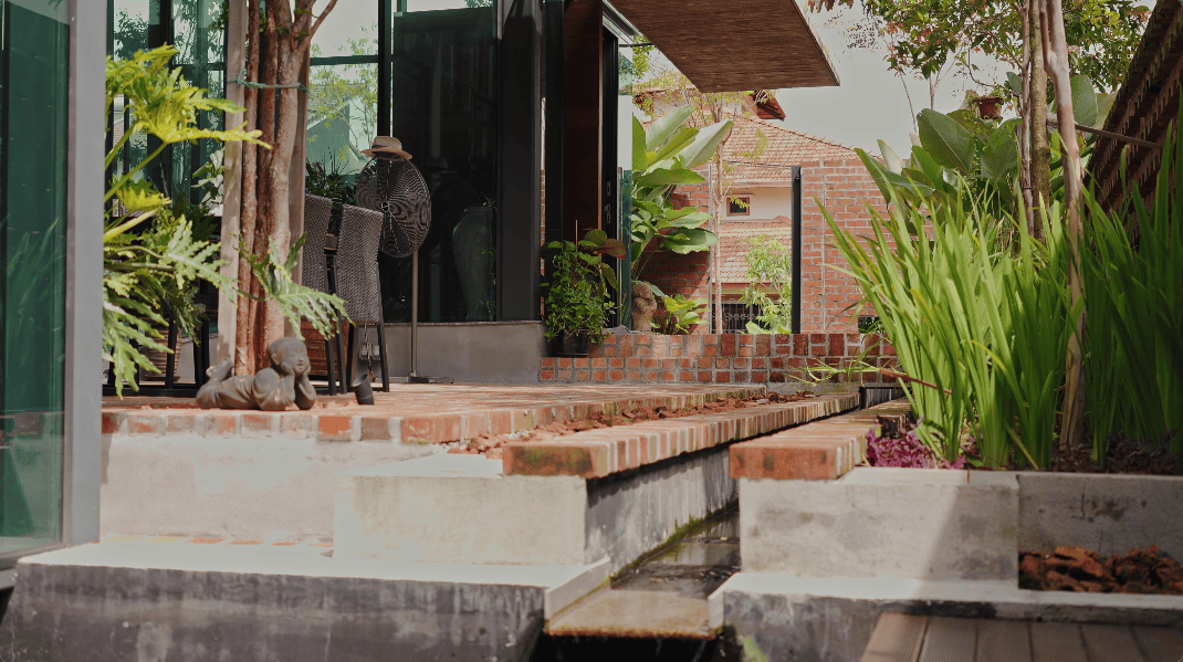 design seed interior design architecture house tour house home malaysia malaysian greenery green garden landscape architect plan layout water feature pond bricks design tour beautiful bungalow dr tan alex lee the local project interior design