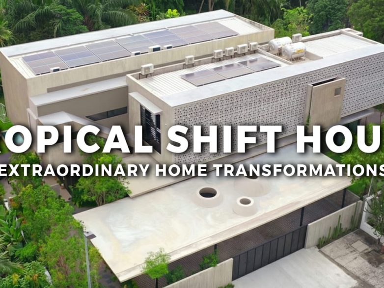 From Old Bungalow to Modern Concrete House | Tropical Living | Open To Sky Bathroom