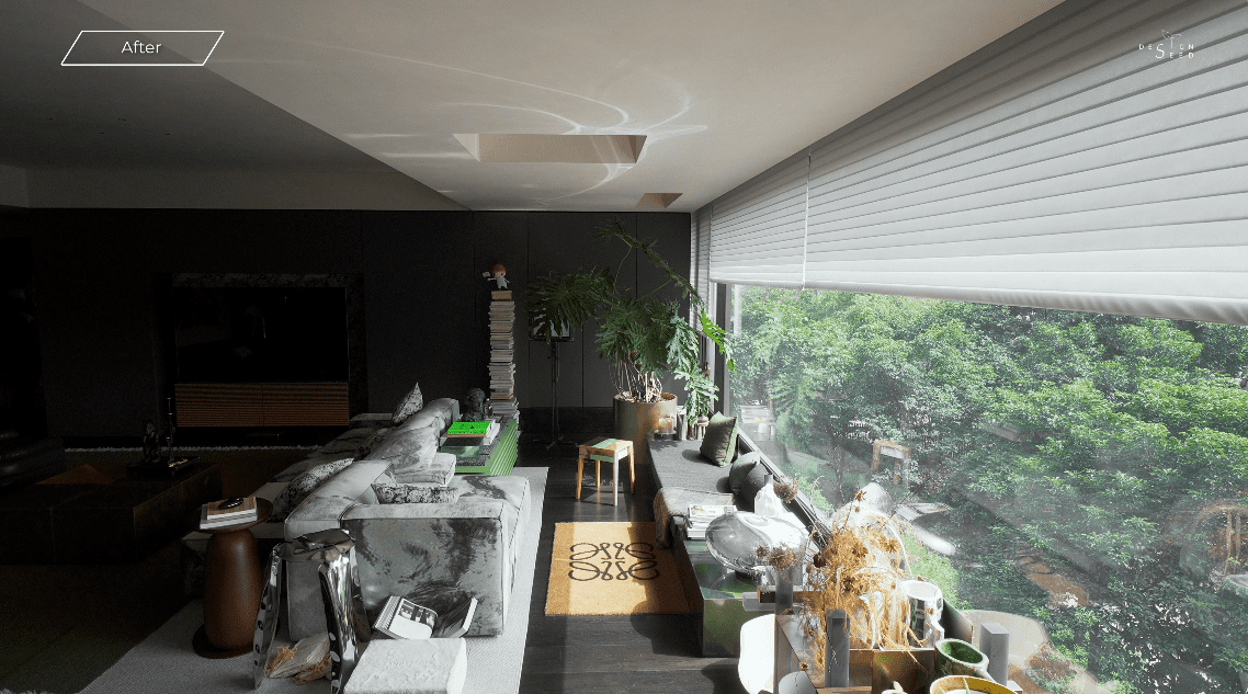 design seed alex lee nu infinity design interior design house home tour design ideas inspiration ideas inspo apartment condo condominium layout space planning example architecture luxury modern japanese egyptian room bedroom guest room living room open plan muji japandi inspired beautiful best china design malaysia marble unique art luxury expensive modern contemporary wood dark wooden sanctuary elegant