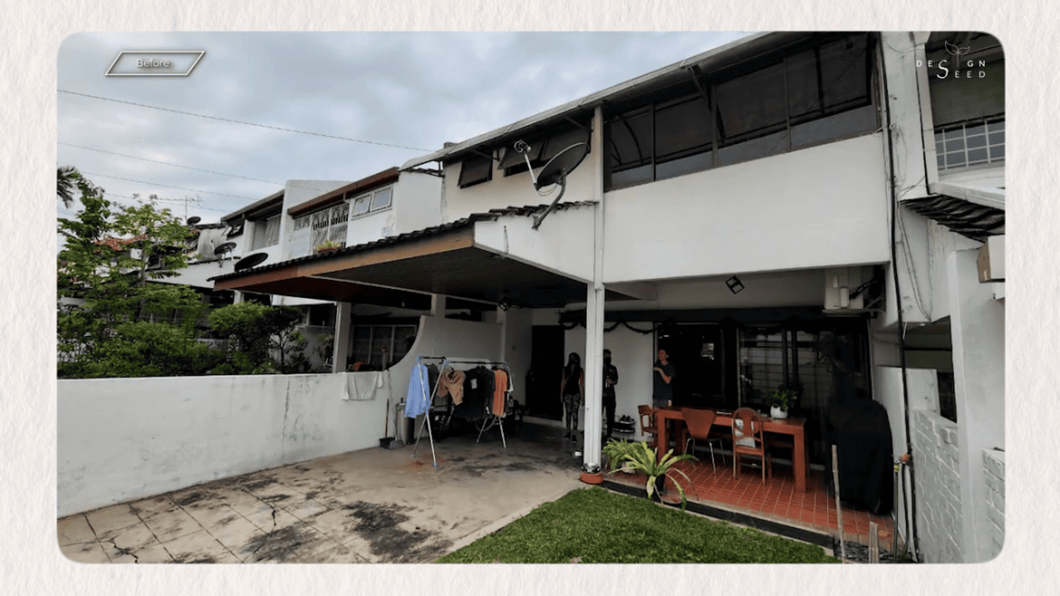 design seed nu infinity design interior design terrace house transformation home renovation makeover malaysia architecture design hobby car porsche ventilation light hobby interest coffee rooftop bathtub bathroom creeper landscape home tour house renovation inspo ideas scenery dining open outdoor greenery trees