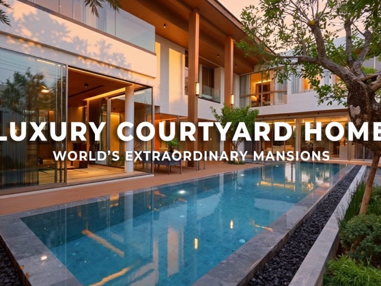 Stunning Modern Tropical Mansion with Courtyard Living | Open to Nature | Interior Design