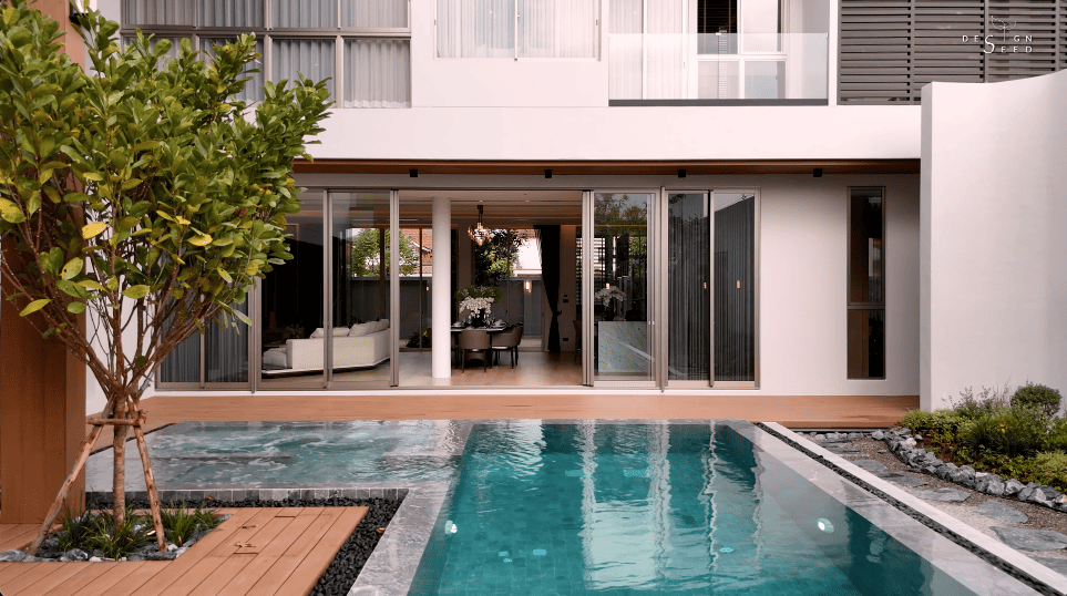 interior design house home chiang mai thailand aurum development holiday villa wellness relax calm serene peace bungalow family vacation view beautiful bedroom kitchen pool swimming tea room japanese courtyard sauna steam room dining cross ventilation design seed alex leeinterior design house home chiang mai thailand aurum development holiday villa wellness relax calm serene peace bungalow family vacation view beautiful bedroom kitchen pool swimming tea room japanese courtyard sauna steam room dining cross ventilation design seed alex lee