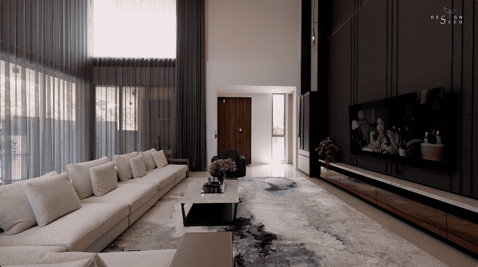 interior design house home chiang mai thailand aurum development holiday villa wellness relax calm serene peace bungalow family vacation view beautiful bedroom kitchen pool swimming tea room japanese courtyard sauna steam room dining cross ventilation design seed alex lee