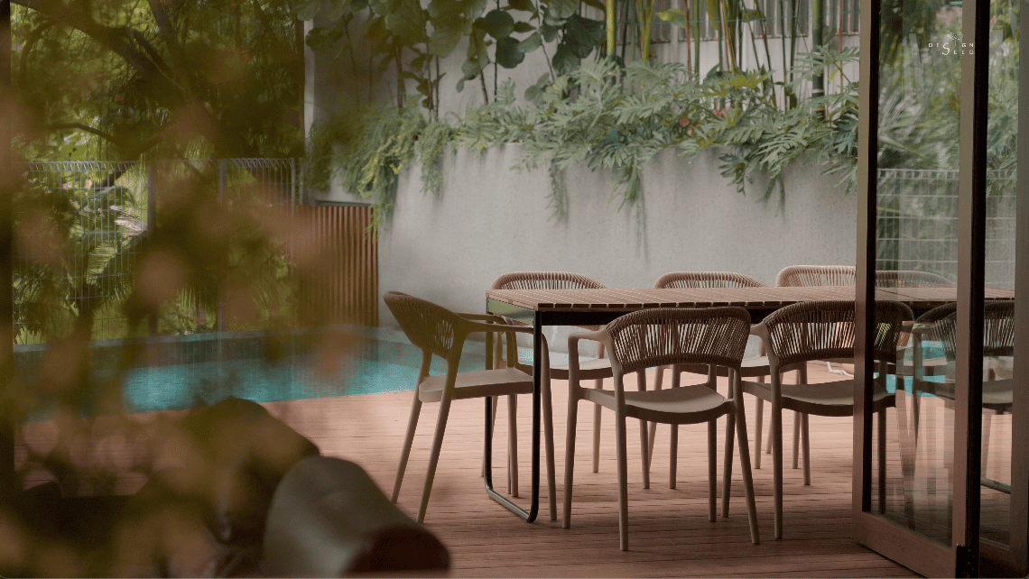 jiran house rumah malaysia design seed architecture paperspace winston alex lee design seed tropical family split level challenges inspiration home renovation house tour luxury modern pool hobby room bedroom landscape garden green nature landscape stairs pond floating living room wood modern design bungalow