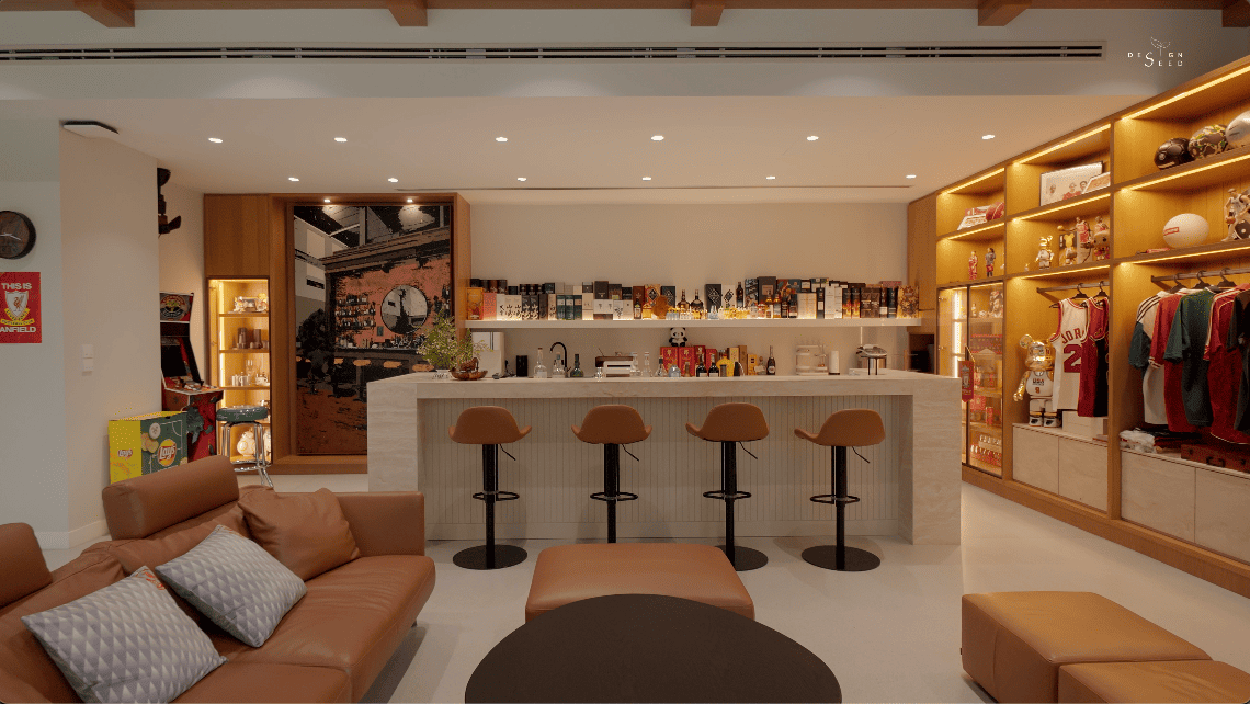 jiran house rumah malaysia design seed architecture paperspace winston alex lee design seed tropical family split level challenges inspiration home renovation house tour luxury modern pool hobby room bedroom landscape garden green nature landscape stairs pond floating living room wood modern design bungalow