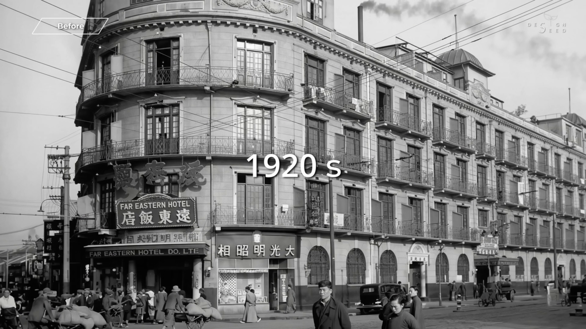 100 year old, Alex Lee, balcony, bedroom, black and white, china, china hotel, china hotel tour, design ideas, designseed, hotel, hotel tour, living room, luxury china hotel, luxury hotel, monochrome, shanghai