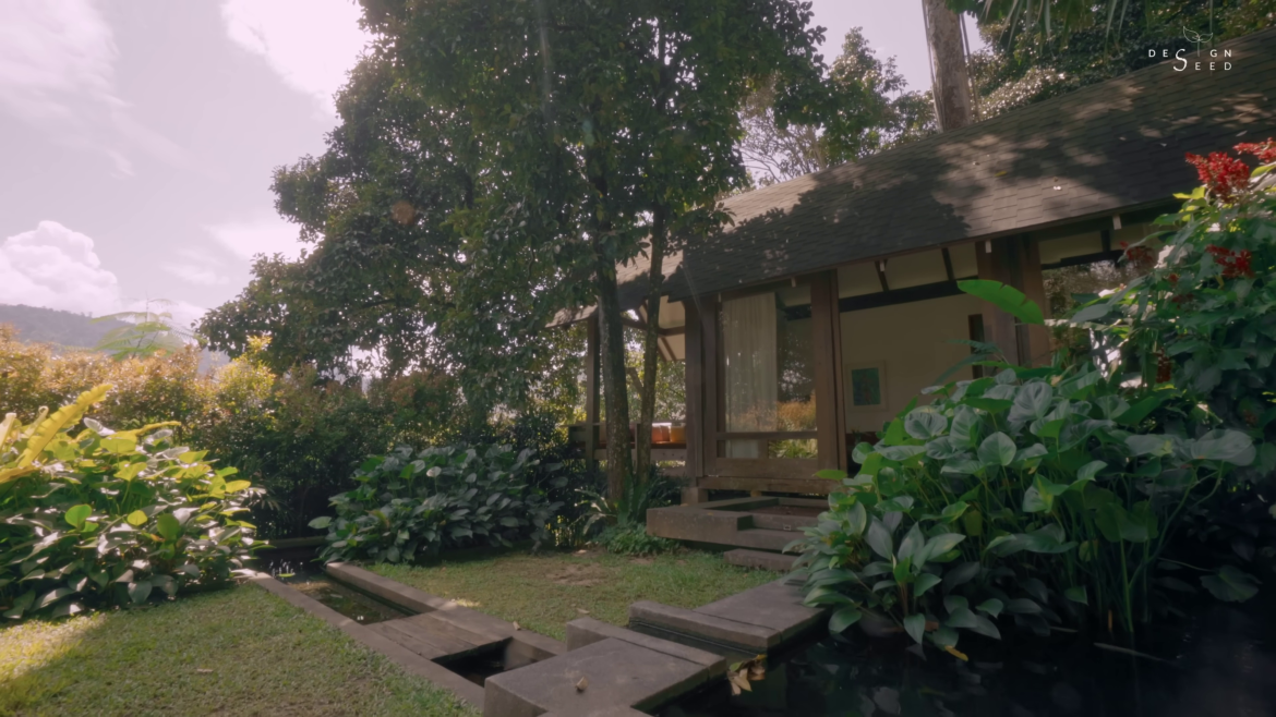 small garden, garden, villa, tiny house, tiny house garden, designseed, alex lee, retreat, tropical, garden villa, resort style villa, resort style, roof, nature, garden design, designer, tropical design,