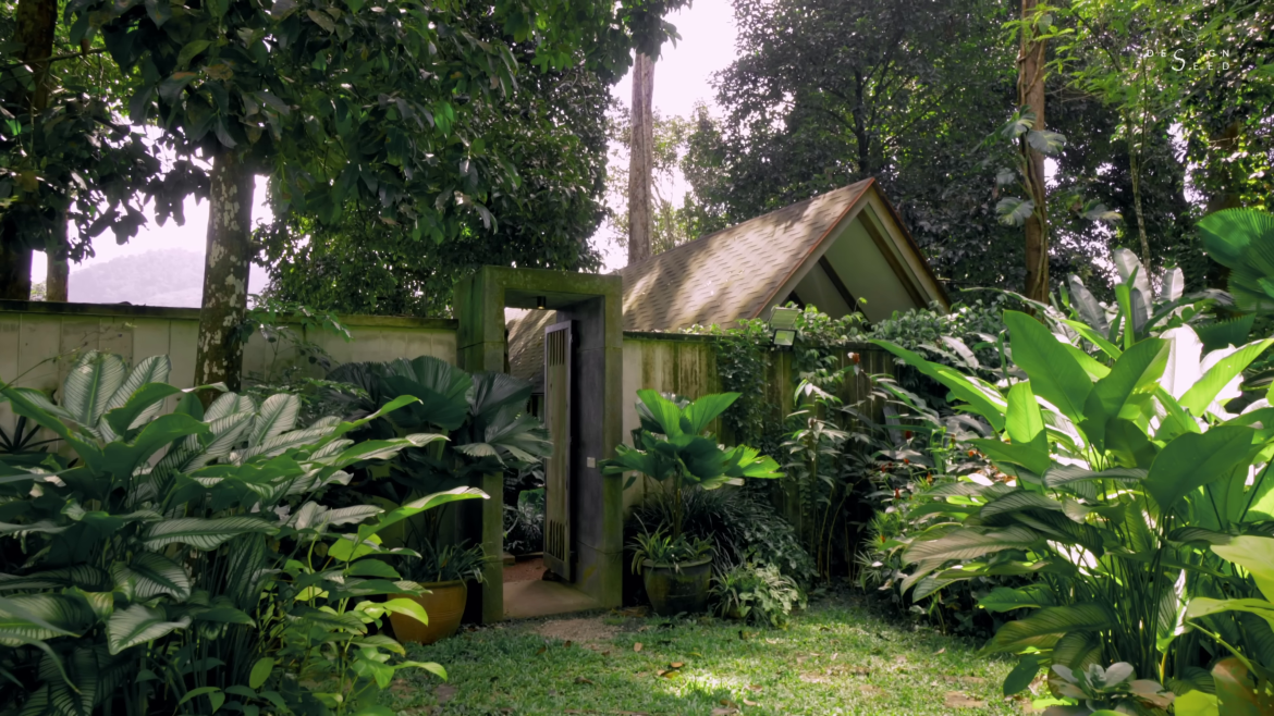 small garden, garden, villa, tiny house, tiny house garden, designseed, alex lee, retreat, tropical, garden villa, resort style villa, resort style, roof, nature, garden design, designer, tropical design,