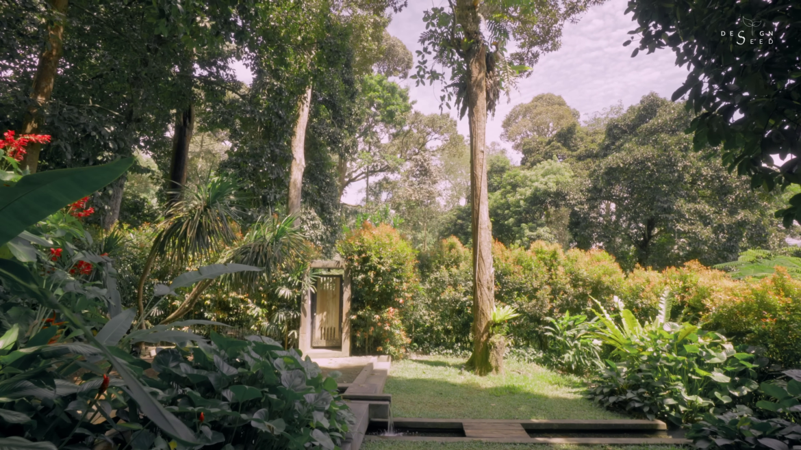 small garden, garden, villa, tiny house, tiny house garden, designseed, alex lee, retreat, tropical, garden villa, resort style villa, resort style, roof, nature, garden design, designer, tropical design,