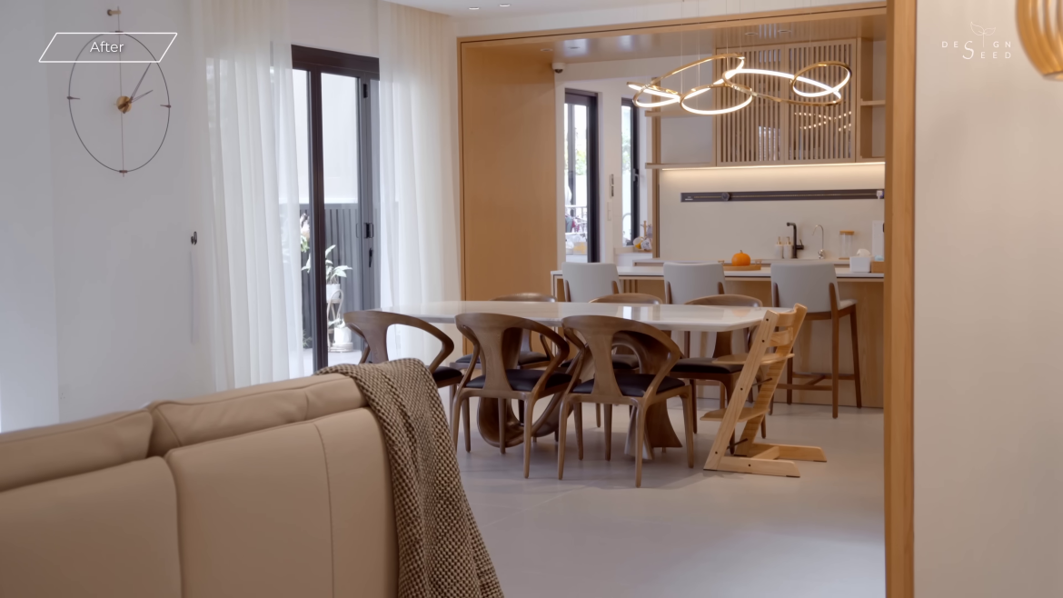 Alex Lee, designer, designseed, semi-d, semi-d home, semi-d house, semi-d transformation, transformation, home transformation, muji transformation, muji home transformation, muji, muji home, living room, bedroom, courtyard, dining room, lighting, windows, garden